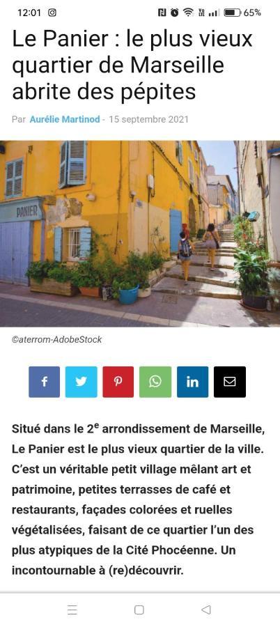 Casa Mia 25M2 Centre Ville Et Panier Marseille Exterior photo